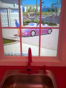 Schöner Ausblick beim Abwasch