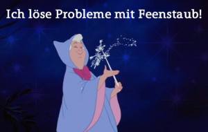 Manchmal braucht es nicht mal das. 